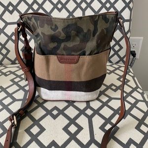 Burberry Camo Shoulder Bag *Rare* CUTE!